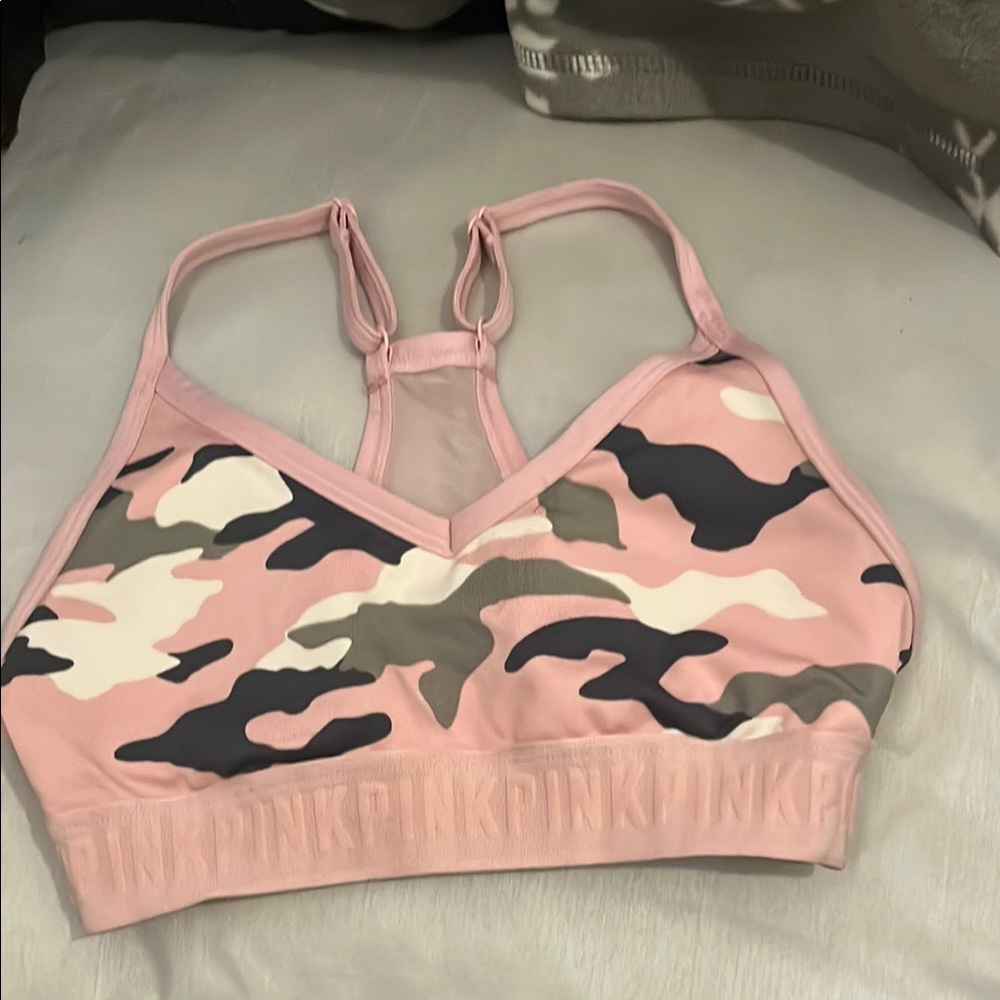 Victoria's Secret Pink Camo Sports Bra